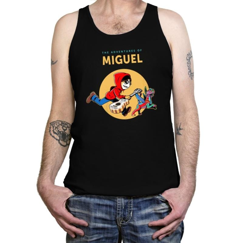 The Adventures of Miguel - Tanktop Tanktop RIPT Apparel X-Small / Black