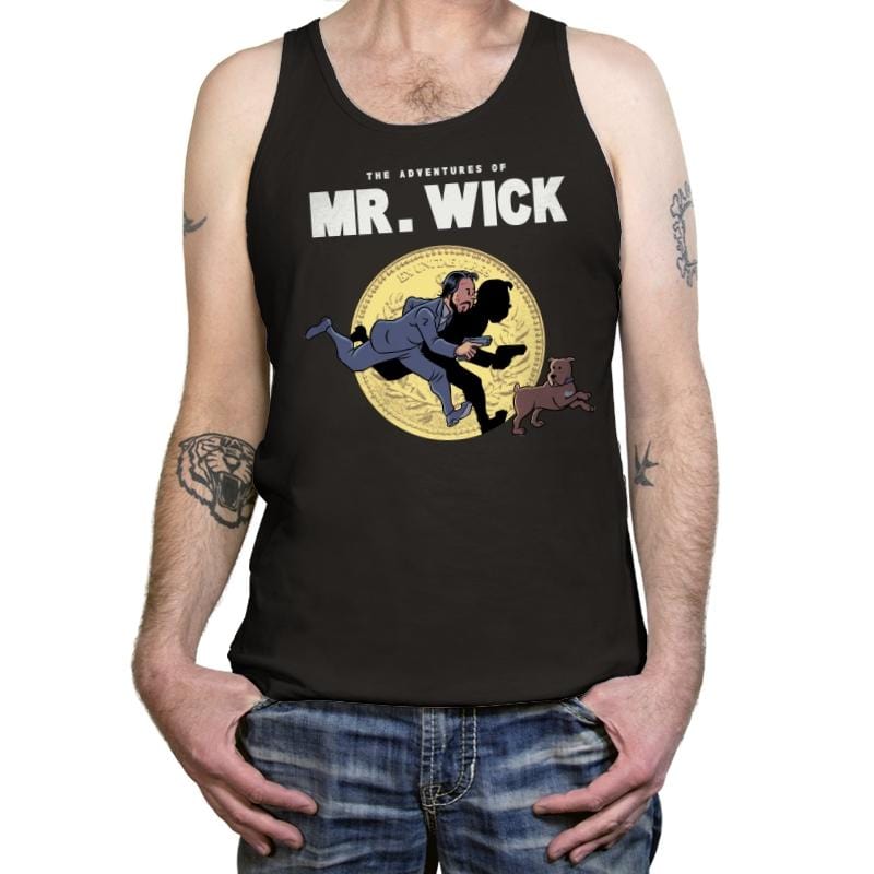 The Adventures of Mr. Wick - Tanktop Tanktop RIPT Apparel