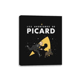 The Adventures of Picard - Canvas Wraps Canvas Wraps RIPT Apparel 8x10 / Black