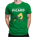 The Adventures of Picard - Mens Premium T-Shirts RIPT Apparel Small / Kelly Green