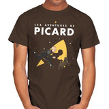 The Adventures of Picard - Mens T-Shirts RIPT Apparel Small / Dark Chocolate