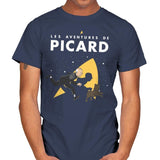 The Adventures of Picard - Mens T-Shirts RIPT Apparel Small / Navy