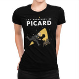 The Adventures of Picard - Womens Premium T-Shirts RIPT Apparel Small / Indigo