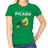 The Adventures of Picard - Womens T-Shirts RIPT Apparel Small / Irish Green