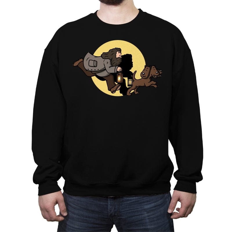 The Adventures of Rubeus! - Crew Neck Sweatshirt Crew Neck Sweatshirt RIPT Apparel Small / Black
