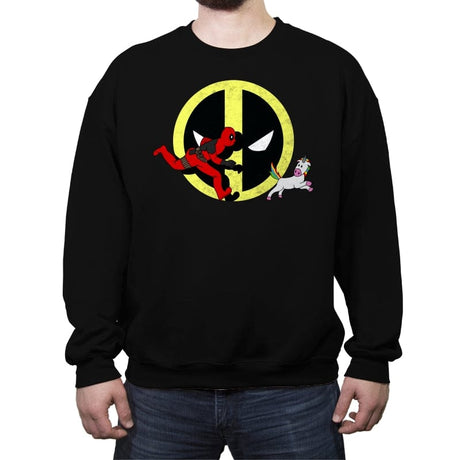 The Adventures of Wade - Crew Neck Sweatshirt Crew Neck Sweatshirt RIPT Apparel Small / Black