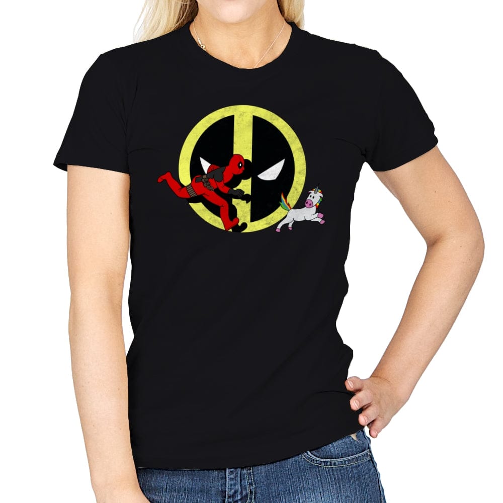 The Adventures of Wade - Womens T-Shirts RIPT Apparel Small / Black