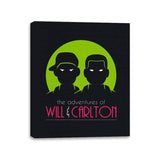 The Adventures Of Will and Carlton - Canvas Wraps Canvas Wraps RIPT Apparel 11x14 / Black