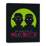 The Adventures Of Will and Carlton - Canvas Wraps Canvas Wraps RIPT Apparel 16x20 / Black