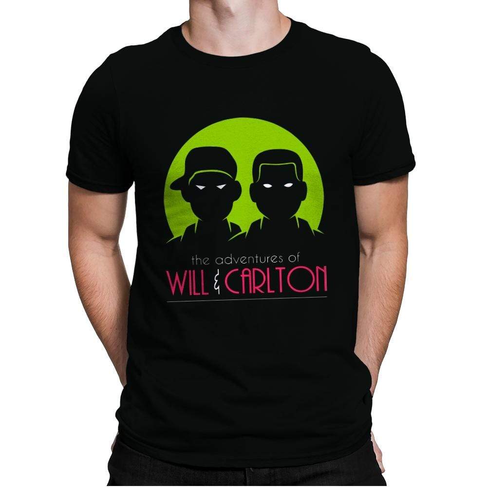 The Adventures Of Will and Carlton - Mens Premium T-Shirts RIPT Apparel Small / Black