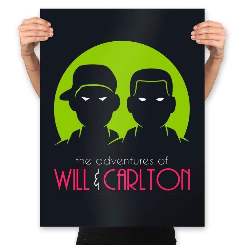 The Adventures Of Will and Carlton - Prints Posters RIPT Apparel 18x24 / Black