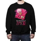 The Adventures of Zim & Gir - Crew Neck Sweatshirt Crew Neck Sweatshirt RIPT Apparel Small / Black