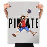The Air Pirate - Prints Posters RIPT Apparel 18x24 / Silver