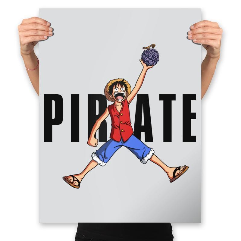The Air Pirate - Prints Posters RIPT Apparel 18x24 / Silver