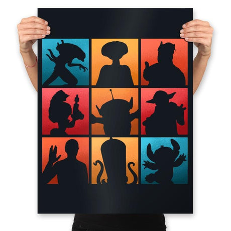 The Alien Gang - Prints Posters RIPT Apparel 18x24 / Black