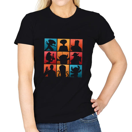 The Alien Gang - Womens T-Shirts RIPT Apparel Small / Black