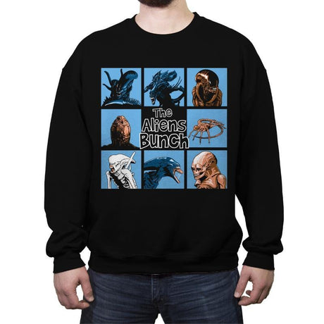 The Aliens Bunch - Crew Neck Sweatshirt Crew Neck Sweatshirt RIPT Apparel