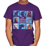 The Aliens Bunch - Mens T-Shirts RIPT Apparel Small / Purple