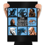 The Aliens Bunch - Prints Posters RIPT Apparel 18x24 / Black