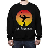 the All-might Kid - Crew Neck Sweatshirt Crew Neck Sweatshirt RIPT Apparel