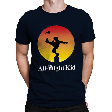 the All-might Kid - Mens Premium T-Shirts RIPT Apparel Small / Midnight Navy