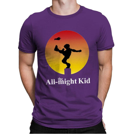 the All-might Kid - Mens Premium T-Shirts RIPT Apparel Small / Purple Rush