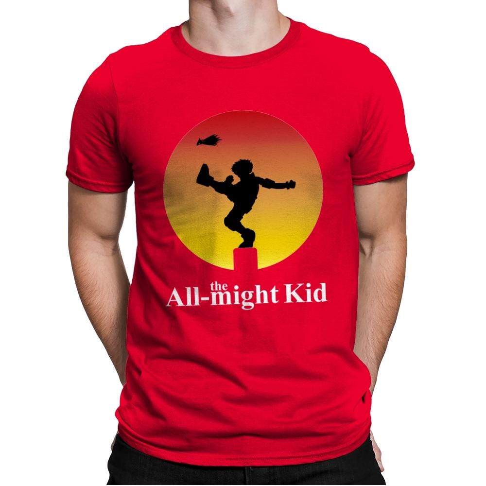 the All-might Kid - Mens Premium T-Shirts RIPT Apparel Small / Red