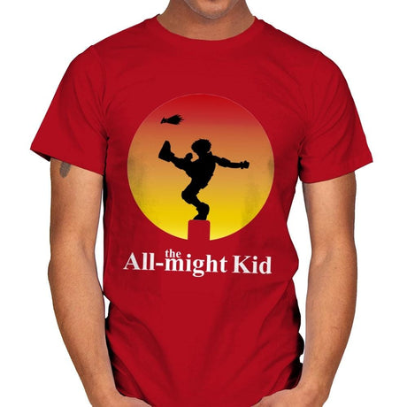 the All-might Kid - Mens T-Shirts RIPT Apparel Small / Red