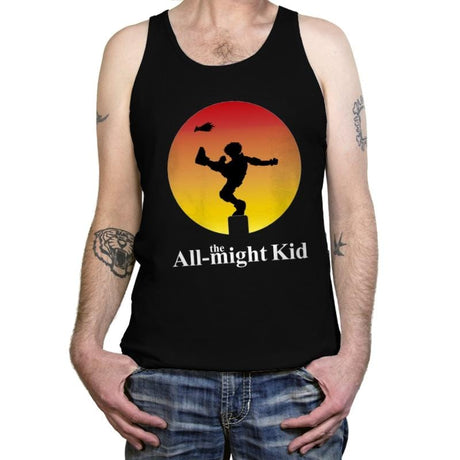 the All-might Kid - Tanktop Tanktop RIPT Apparel X-Small / Black