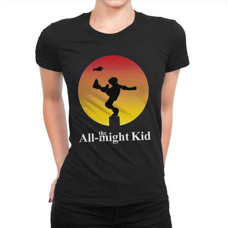 the All-might Kid - Womens Premium T-Shirts RIPT Apparel Small / Black