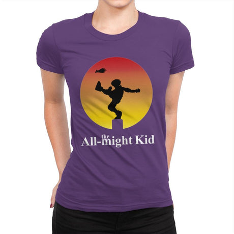 the All-might Kid - Womens Premium T-Shirts RIPT Apparel Small / Purple Rush