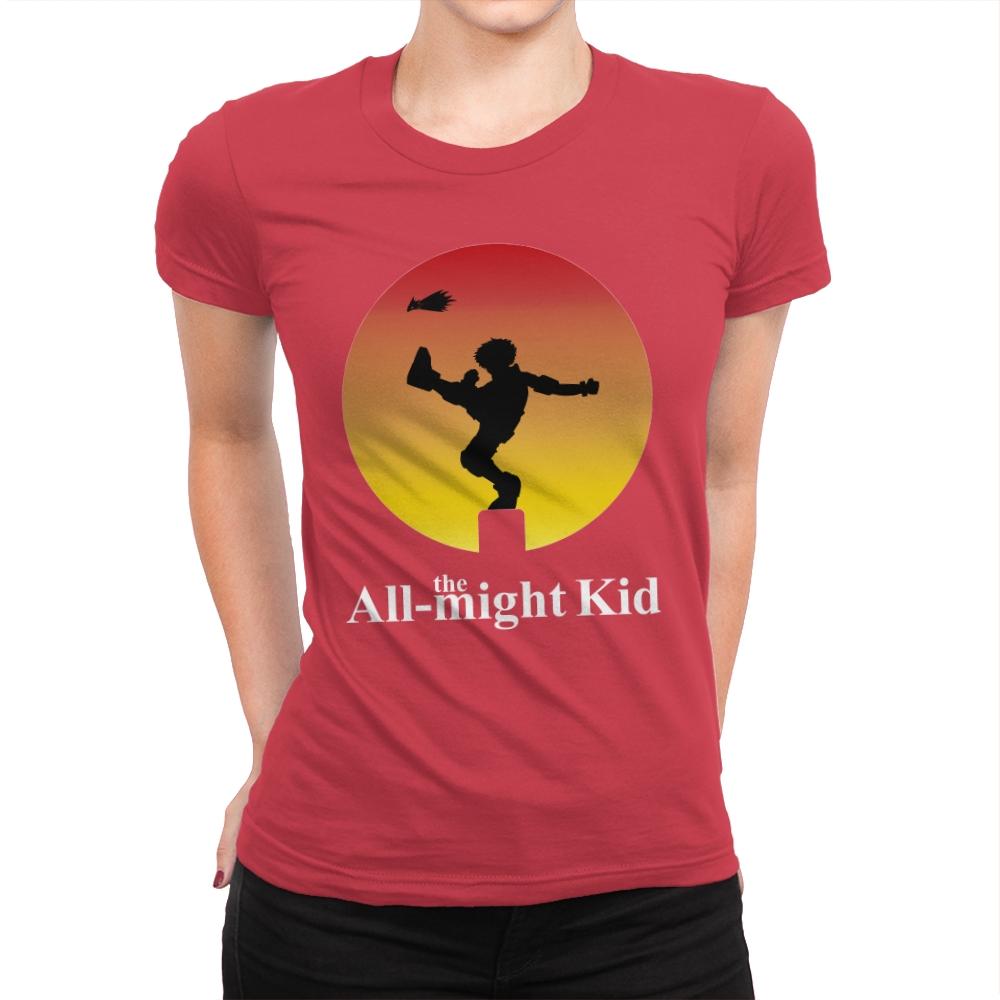 the All-might Kid - Womens Premium T-Shirts RIPT Apparel Small / Red