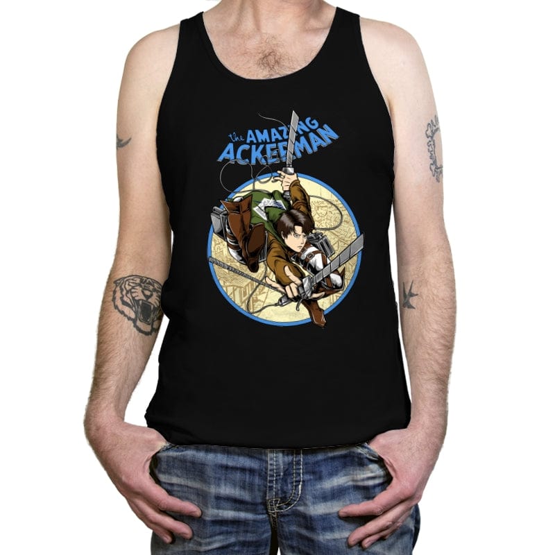 The Amazing Ackerman - Tanktop Tanktop RIPT Apparel X-Small / Black