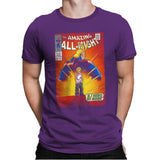 The Amazing All Might - Best Seller - Mens Premium T-Shirts RIPT Apparel Small / Purple Rush