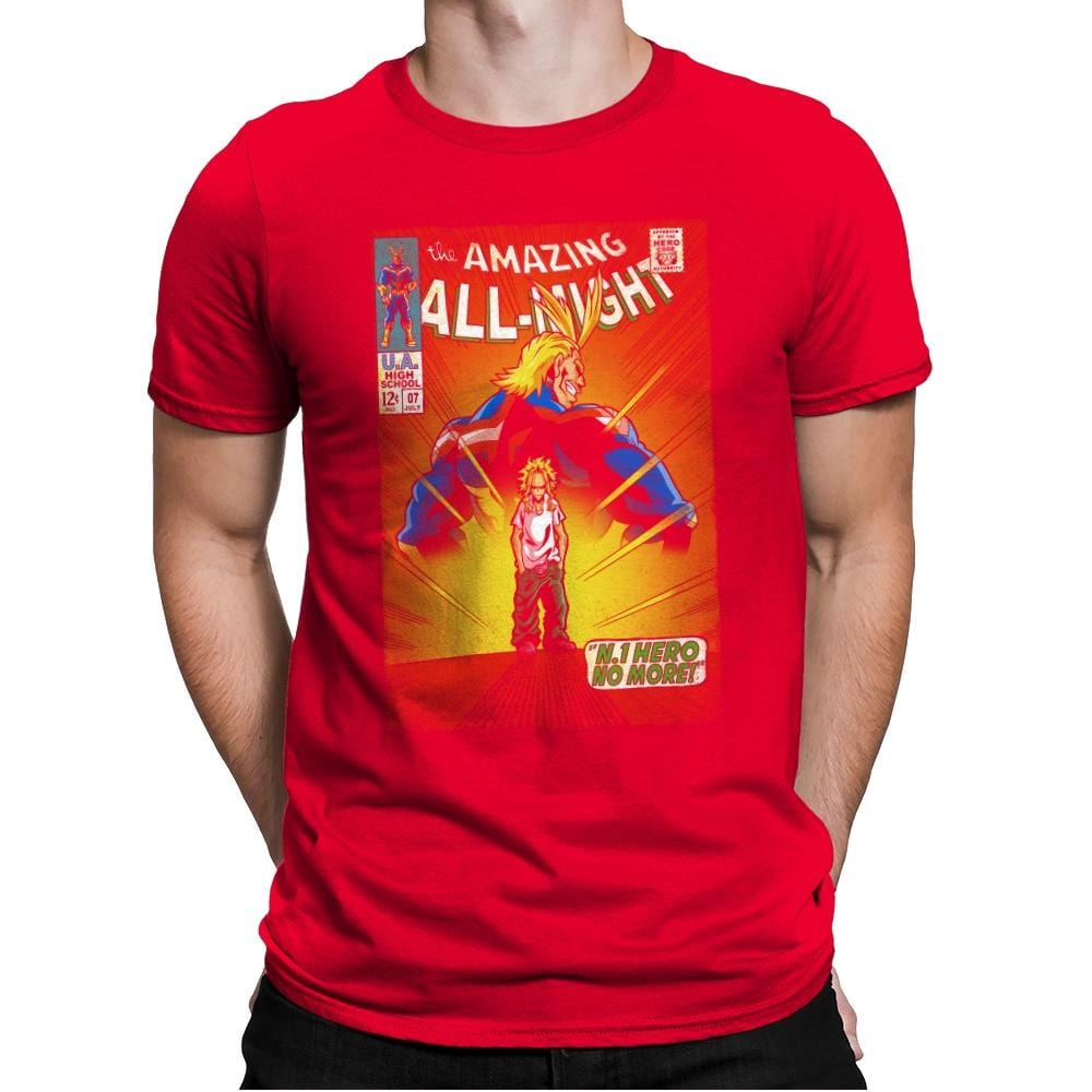 The Amazing All Might - Best Seller - Mens Premium T-Shirts RIPT Apparel Small / Red