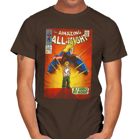 The Amazing All Might - Best Seller - Mens T-Shirts RIPT Apparel Small / Dark Chocolate