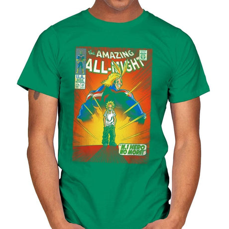 The Amazing All Might - Best Seller - Mens T-Shirts RIPT Apparel Small / Kelly Green