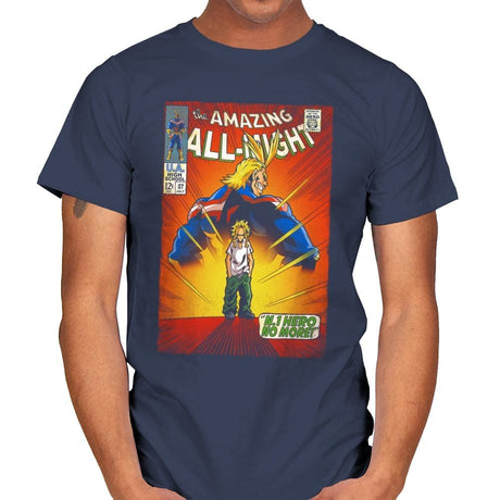 The Amazing All Might - Best Seller - Mens T-Shirts RIPT Apparel Small / Navy