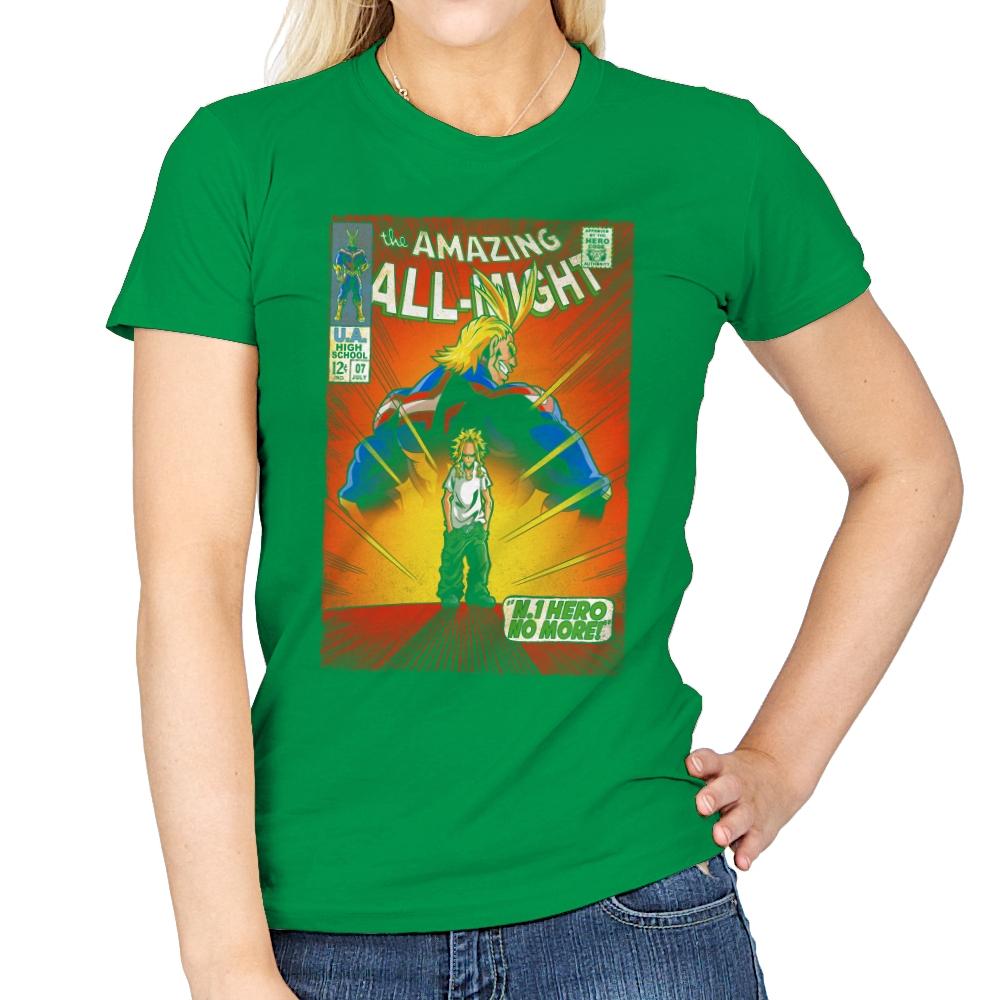 The Amazing All Might - Best Seller - Womens T-Shirts RIPT Apparel Small / Irish Green