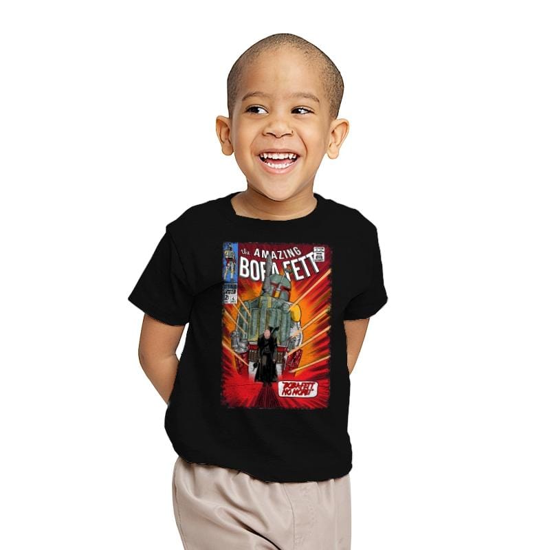 The Amazing Bounty Hunter - Youth T-Shirts RIPT Apparel X-small / Black
