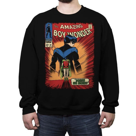 The Amazing Boy Wonder - Crew Neck Sweatshirt Crew Neck Sweatshirt RIPT Apparel