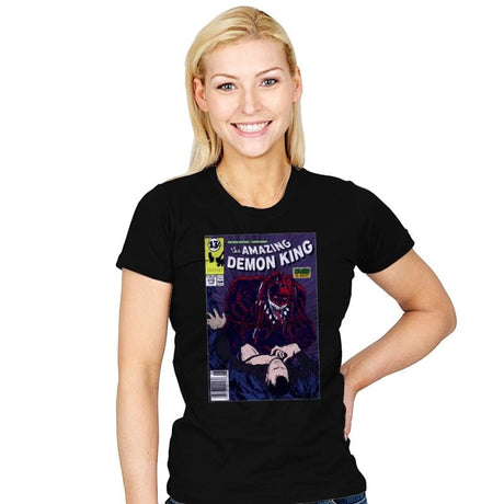 The Amazing Demon King - Womens T-Shirts RIPT Apparel Small / Black