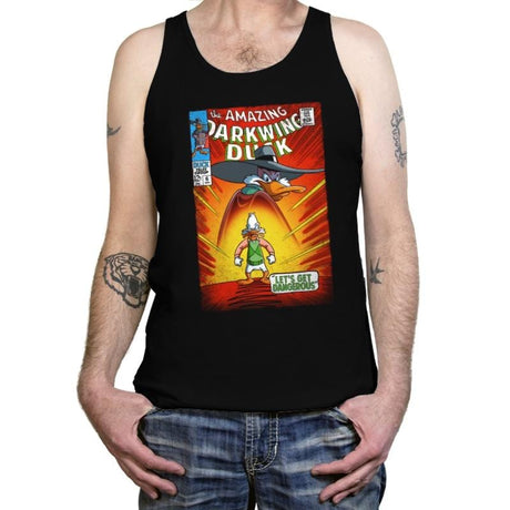 The Amazing Duck - Tanktop Tanktop RIPT Apparel X-Small / Black