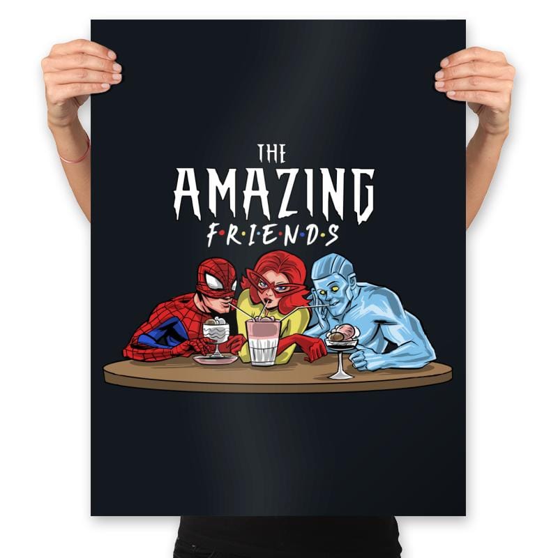 The Amazing Friends - Prints Posters RIPT Apparel 18x24 / Black