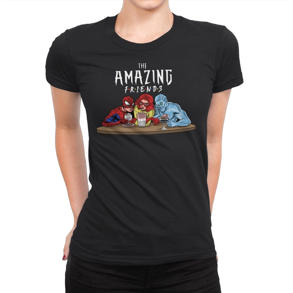 The Amazing Friends - Womens Premium T-Shirts RIPT Apparel Small / Black