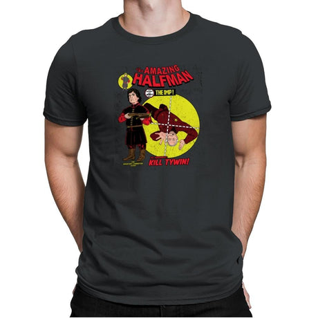 The Amazing Half-Man - Game of Shirts - Mens Premium T-Shirts RIPT Apparel Small / Heavy Metal