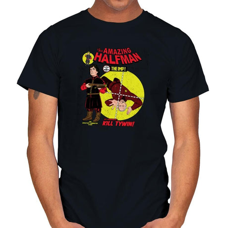 The Amazing Half-Man - Game of Shirts - Mens T-Shirts RIPT Apparel Small / Black