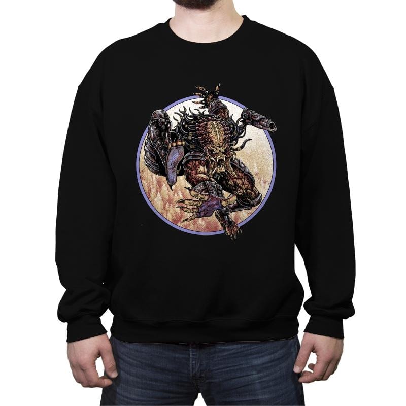 The Amazing Hunter - Crew Neck Sweatshirt Crew Neck Sweatshirt RIPT Apparel Small / Black