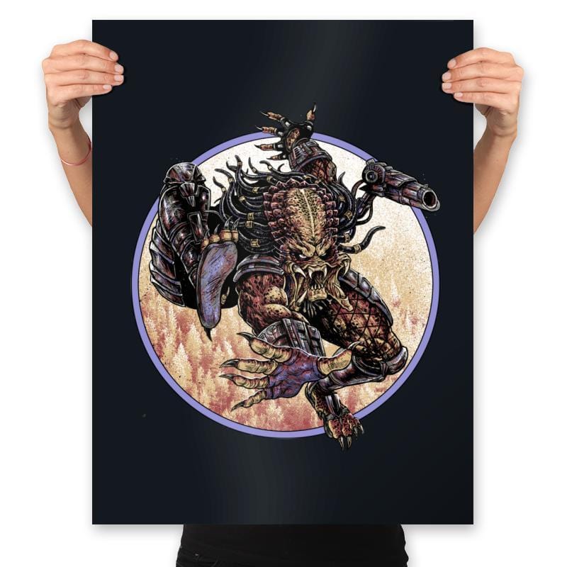 The Amazing Hunter - Prints Posters RIPT Apparel 18x24 / Black