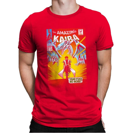 The Amazing Kaiba - Mens Premium T-Shirts RIPT Apparel Small / Red
